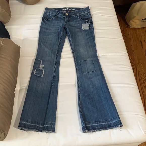 Flare Low Rise Jeans - Picture 1 of 4